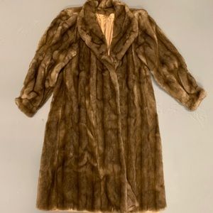 Women’s size small vegan fur coat